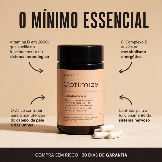 BrainJuice Optimize | Pare de Viver Cansado