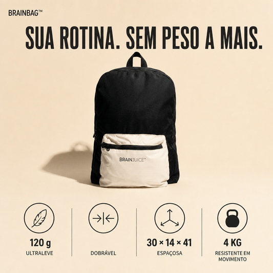 BrainBag | A mochila que cabe no bolso