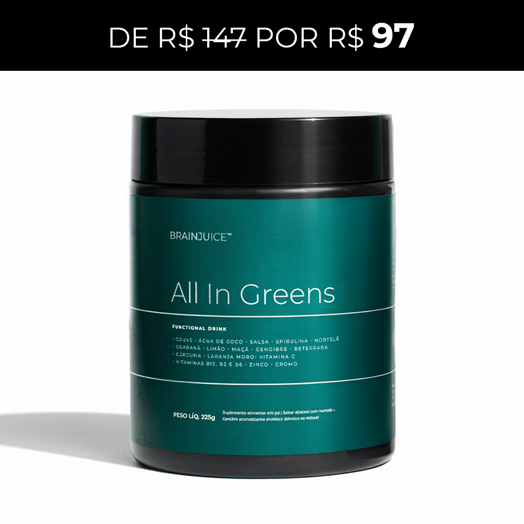 All in Greens | Vitalidade, Imunidade e Detox