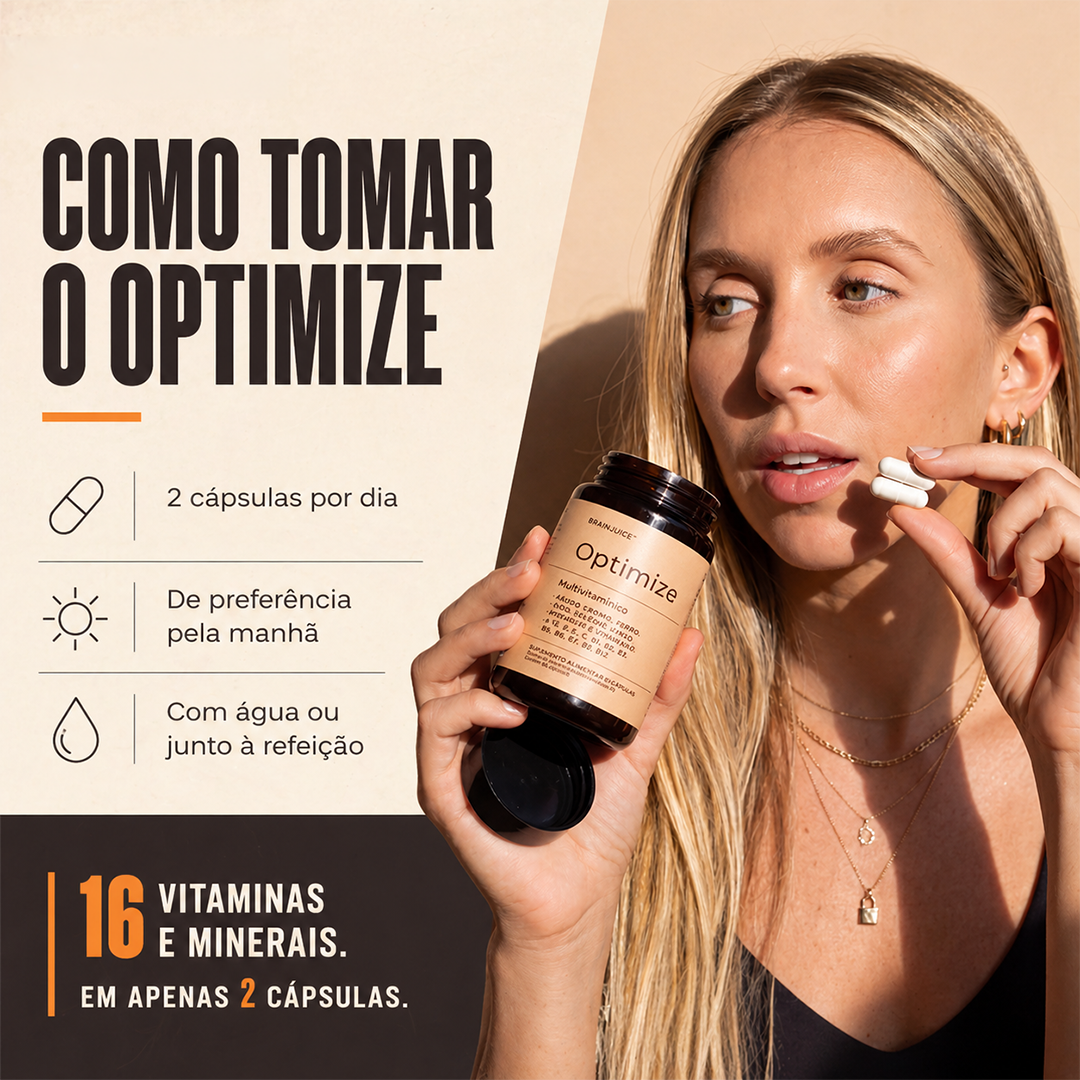 BrainJuice Optimize | Pare de Viver Cansado