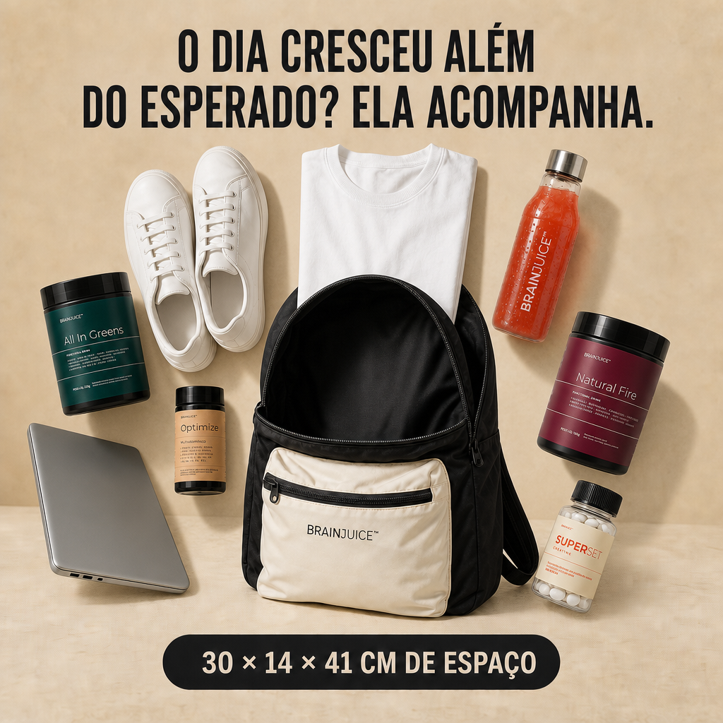 BrainBag | A mochila que cabe no bolso