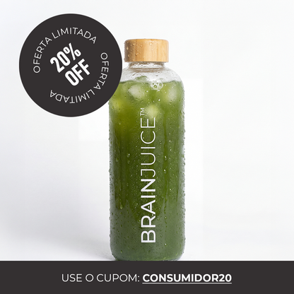 Garrafa Premium BrainJuice 1L | Ecológica, sustentável e durável