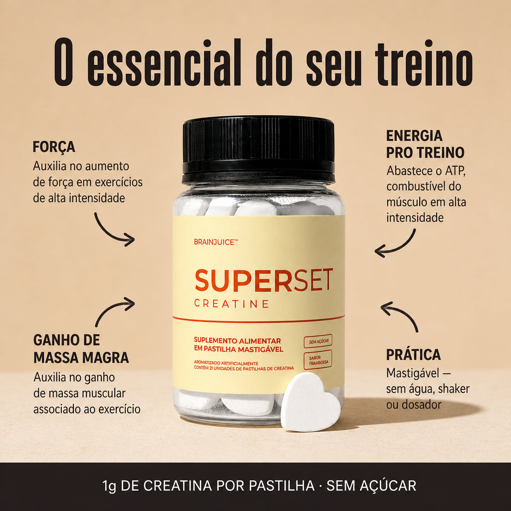 Superset | Creatina em Pastilha